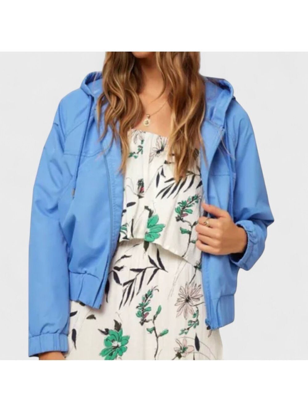 O’NEILL WHIRL Hooded jacket-blue size Small-NWOT - Picture 2 of 7